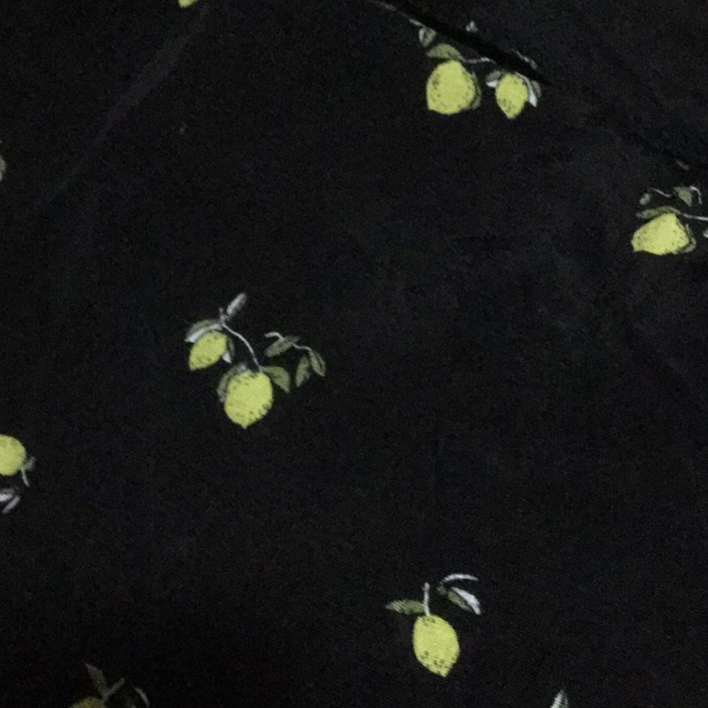 Free People size 6 Margot lemon printed pants - Picture 6 of 9